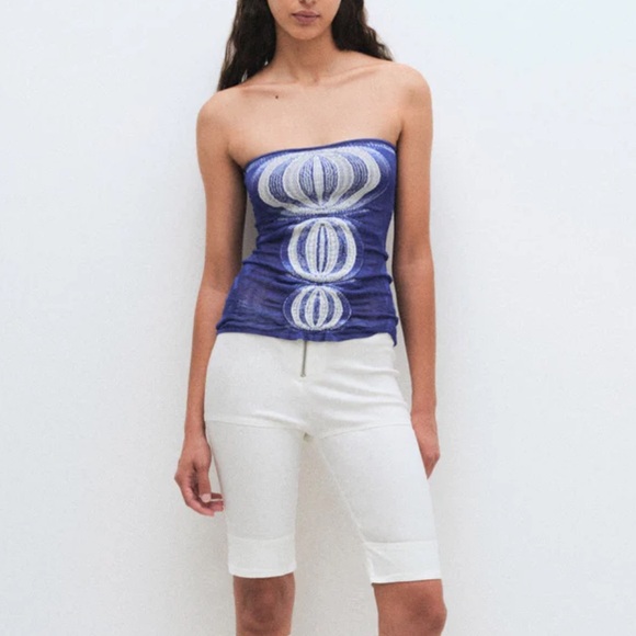 Gimaguas ete blue knot strapless top - Picture 3 of 4